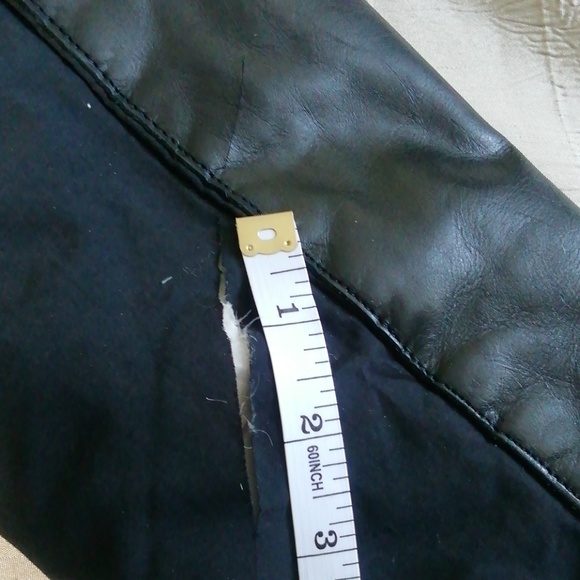 Mackage black down filled bomber jacket - Picture 6 of 7